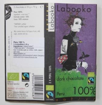 Zotter Labooko - 100% ren chokladnjutning utan socker