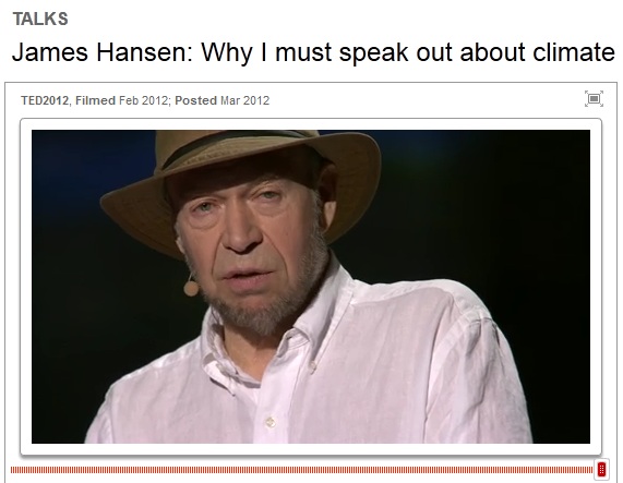 Klimatforskaren James Hansen